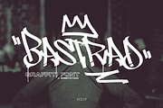 Bastrad Vol.01 Graffiti Font, a Blackletter Font by Ronny Studio (Thumbnail 1 of 12)