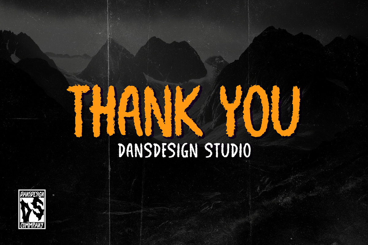 Factory Adventures Grunge Brush, a Blackletter Font by dansdesign (Photo 12 of 12)