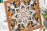 Decorative Mandala 3D Layered SVG, a Decorative Illustration by pixaroma (Thumbnail 4 of 10)