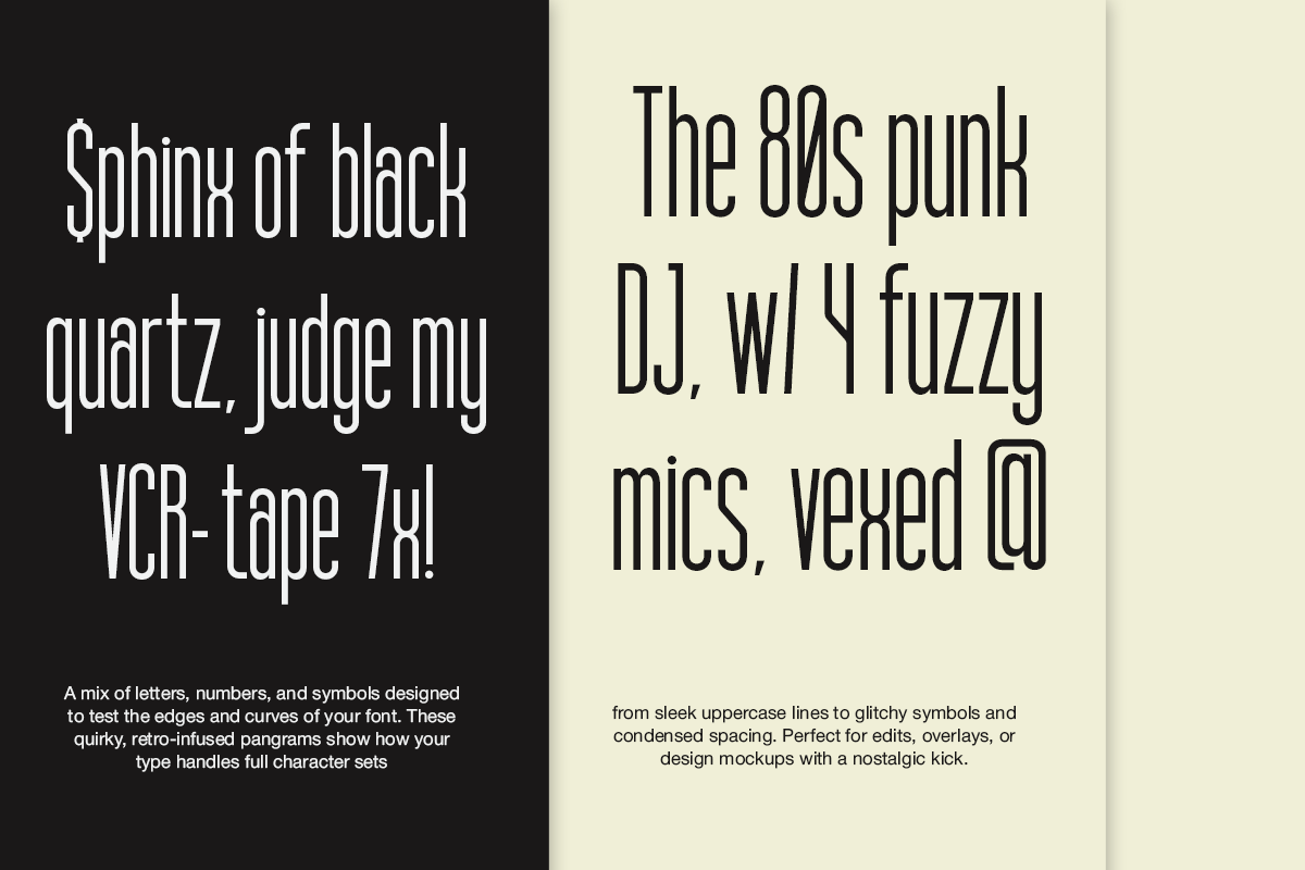 Qolians - Movie Condensed Font, a Sans Serif Font by Pandeka Studio (Photo 8 of 9)