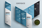 Corporate Trifold Brochure, a Brochure Template by SupaTemplates (Thumbnail 1 of 4)