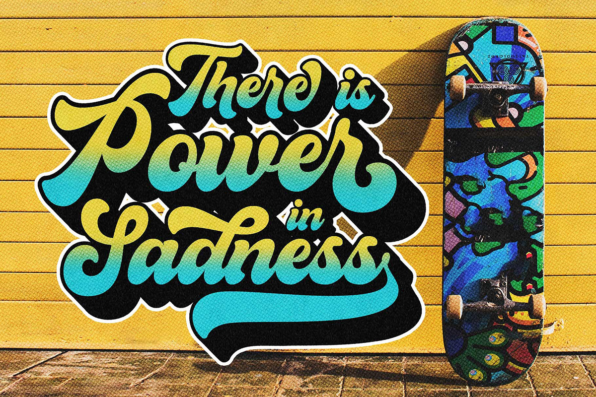 The Buntank - Retro Script, a Script Font by Arterfak Project (Photo 8 of 14)