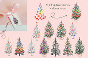Boho Chic Pastel Christmas Mood, a Seasonal Illustration by Catch the Dream Art (Thumbnail 3 of 9)