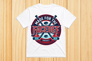 Hockey T-Shirt Design Graphic