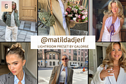 Lightroom Preset @matildadjerf, a Layer Style Add-On by GALOR6E PRESETS (Thumbnail 1 of 2)