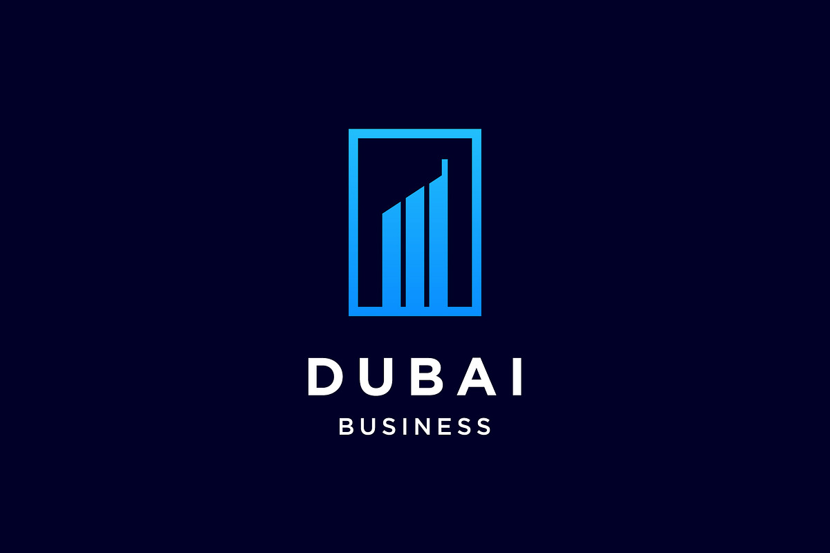 Dubai Skyilne Building Real Estate, a Branding & Logo Template by funpixel