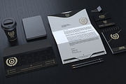 Gold And Black Corporate Identity, a Stationery Template by Marvel (Thumbnail 4 of 5)