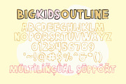 Big Kids | AllCaps Outline Ugly Font, a Sans Serif Font by Airotype (Thumbnail 11 of 12)