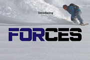 FORCES, a Sans Serif Font by da_only_aan (Thumbnail 2 of 6)