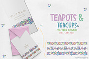 Teapots & Teacups Design Set, an Illustration by Sketchbook Designs (Thumbnail 10 of 13)