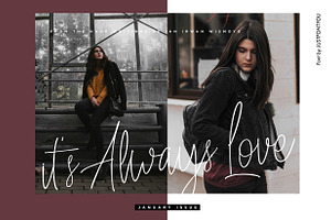 Always Love - Handwritten Font