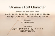 Skynews Modern Sans Serif Font, a Sans Serif Font by Gumrega Studio (Thumbnail 5 of 6)