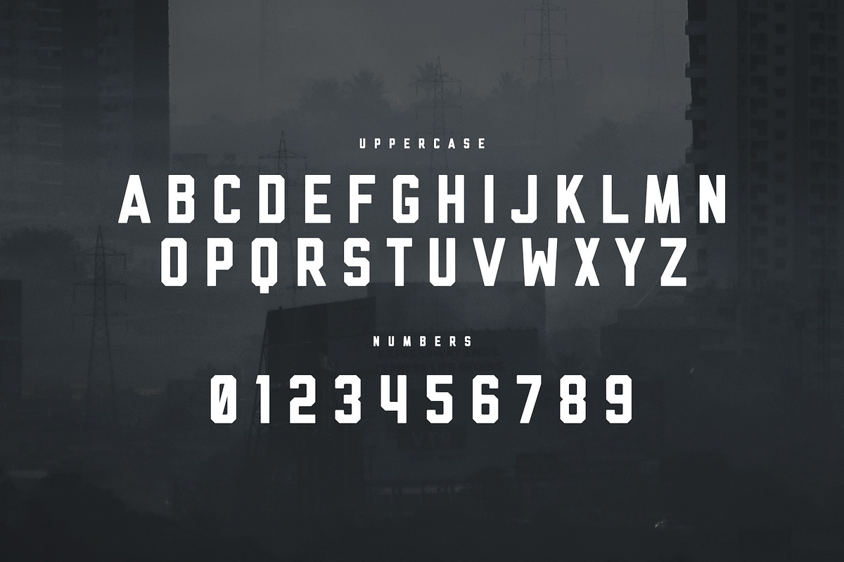 Grit - Industrial Font, a Font by Aurora Graphics (Photo 2 of 4)