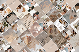 250 Beige Instagram Templates