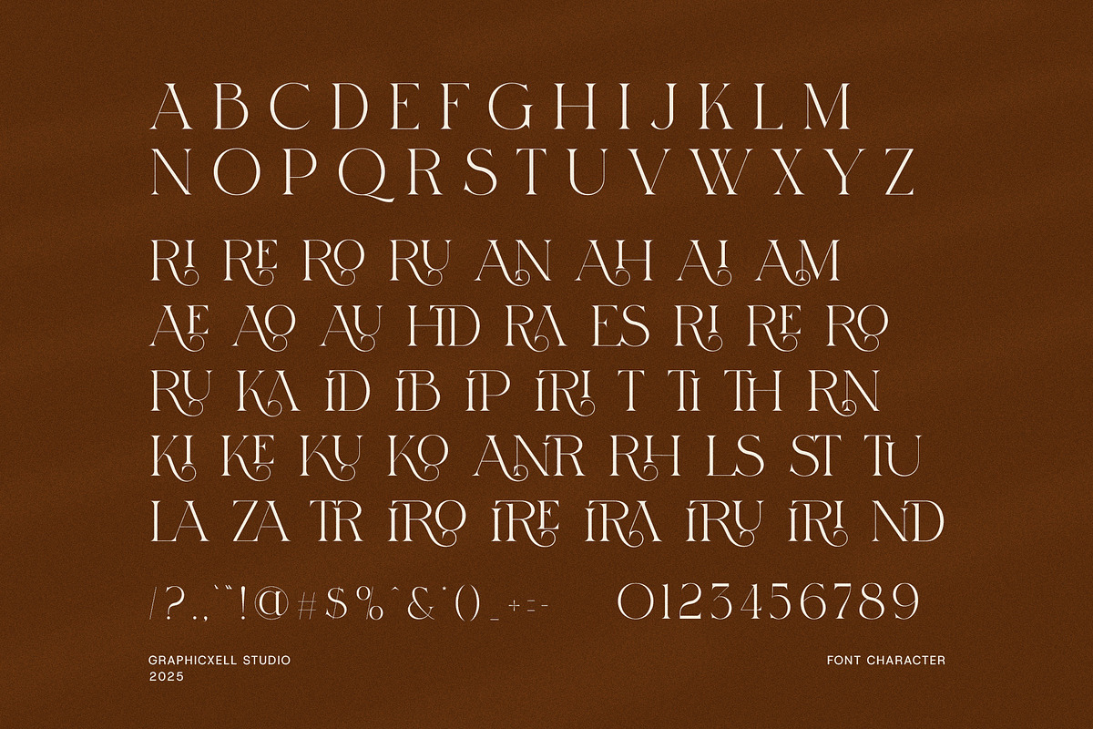 Sanida Elegant Serif Font, a Serif Font by Graphicxell (Photo 8 of 8)