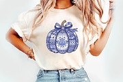 Chinoiserie Pumpkin Png, Sublimation, an Illustration by Watercolor design (Thumbnail 3 of 3)