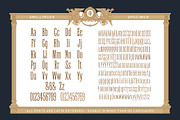 Hermitage Fonts and Illustrations, a Font by Heritage Type Co. (Thumbnail 4 of 15)