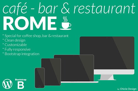 Rome Café-Bar & Restaurant WP Theme