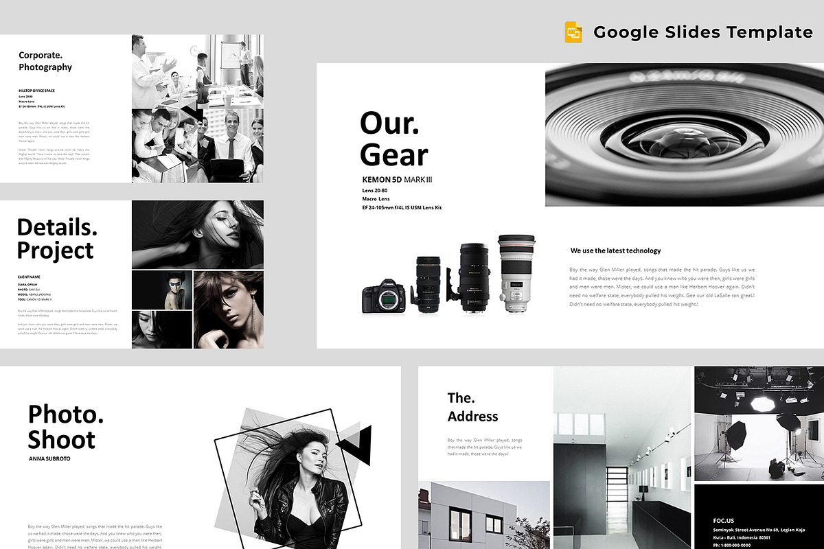 Focus - Google Slides Template, a Presentation Template by Incools Stokie (Photo 6 of 10)
