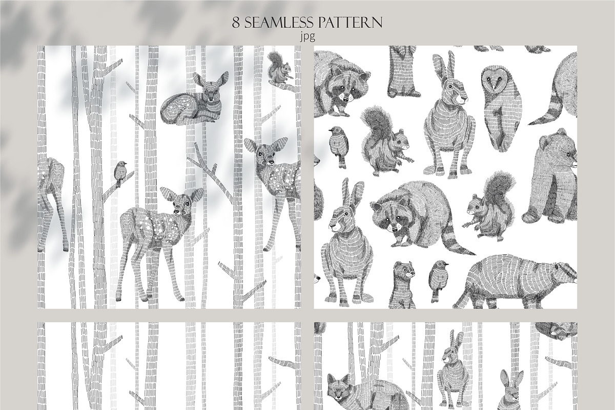 Forest pattern, a Pattern Graphic by Elona Laff (Photo 2 of 5)