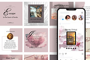 Lavender Author Instagram Template, a Social Media Template by Little Creative Scribbles (Thumbnail 8 of 10)