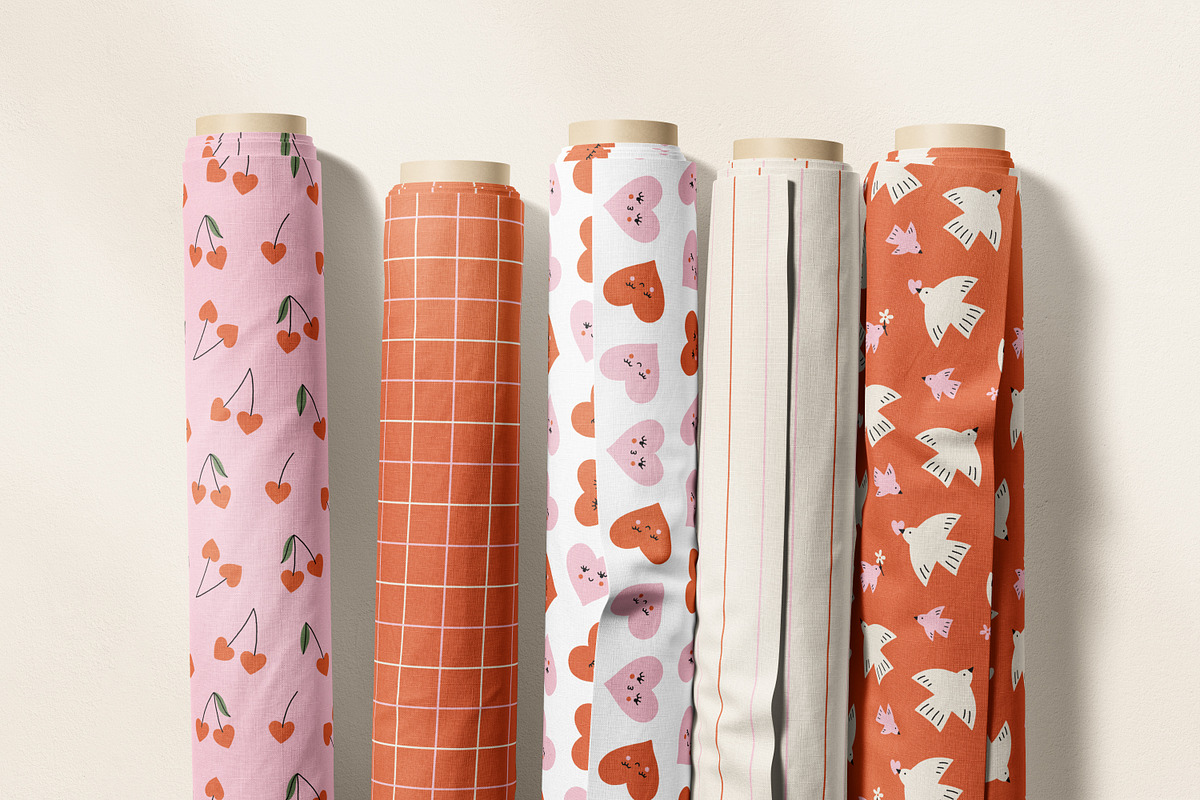 Cute Valentine's Day, a Pattern Graphic by simpleblues (Photo 2 of 12)