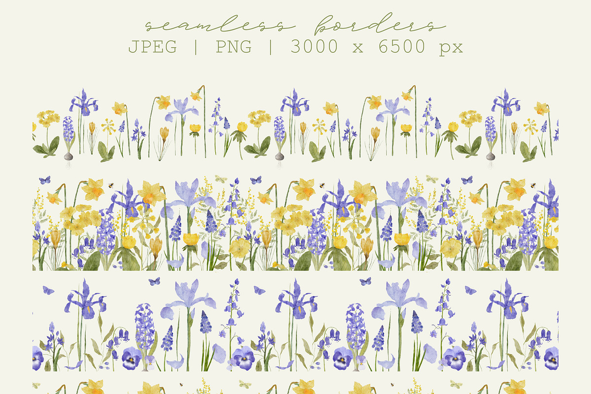 Spring Garden Illustration & Pattern, a Decorative Illustration by OkPen (Photo 6 of 10)