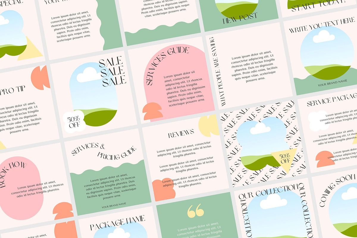 Instagram Templates JURI Canva, a Social Media Template by Mozen Design (Photo 2 of 5)