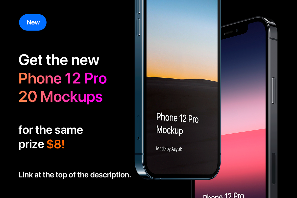 Phone 11 Pro - 20 Mockups Scenes, an iPhone Mockup by Asylab (Photo 2 of 38)