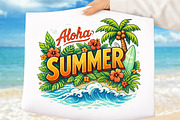 Summer Text Decoration Nature, an Illustration by DreamArtGraphic (Thumbnail 1 of 4)