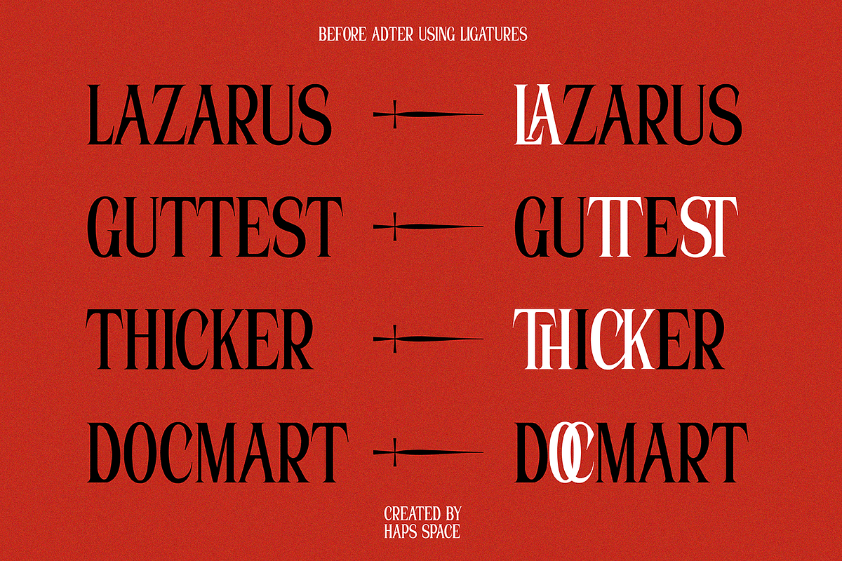 Chronothell Condensed Display, a Serif Font by Haps Space (Photo 7 of 21)