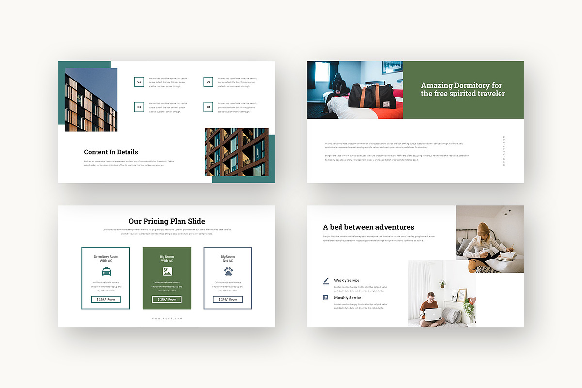 Advr : Hostel Deck Google Slides, a Presentation Template by Punkl Camp (Photo 6 of 16)