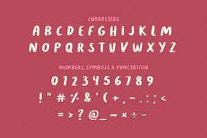 Chunky Monkey Handwritten Font