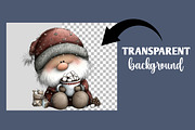 Whimsical Christmas Santa clipart, an Illustration by Designworld (Thumbnail 2 of 5)