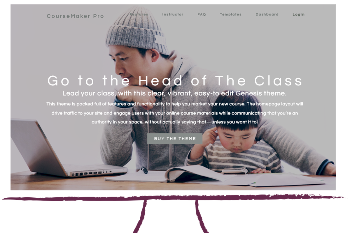 Course Maker Pro, a WordPress Template by Build my brandiD (Photo 1 of 5)
