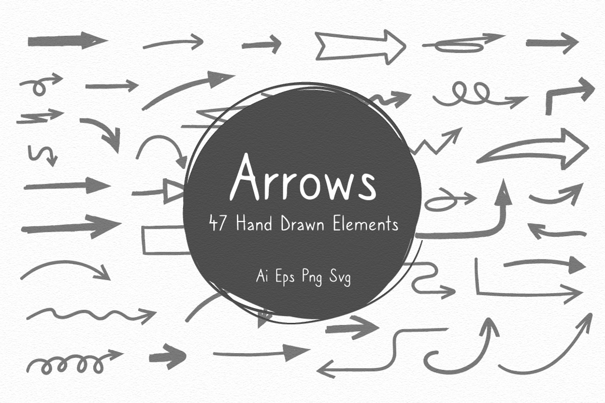 Hand Drawn Arrows, a Graphic by PixMarket (Photo 1 of 3)