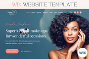 Beauty Wix Template Makeup Website, a Wix Template by vectorocean (Thumbnail 1 of 11)