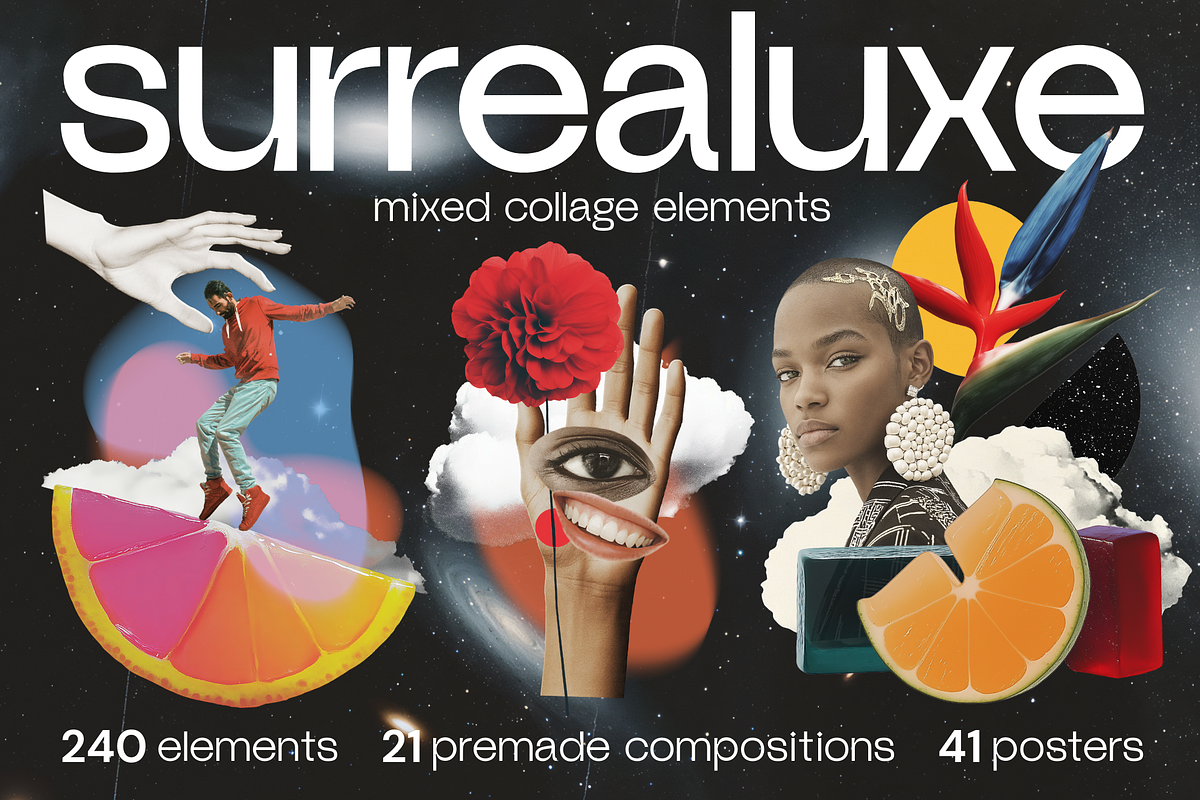 Surrealuxe. Mixed Collage Elements., an Object Graphic by Anastasiia VNSK (Photo 1 of 18)