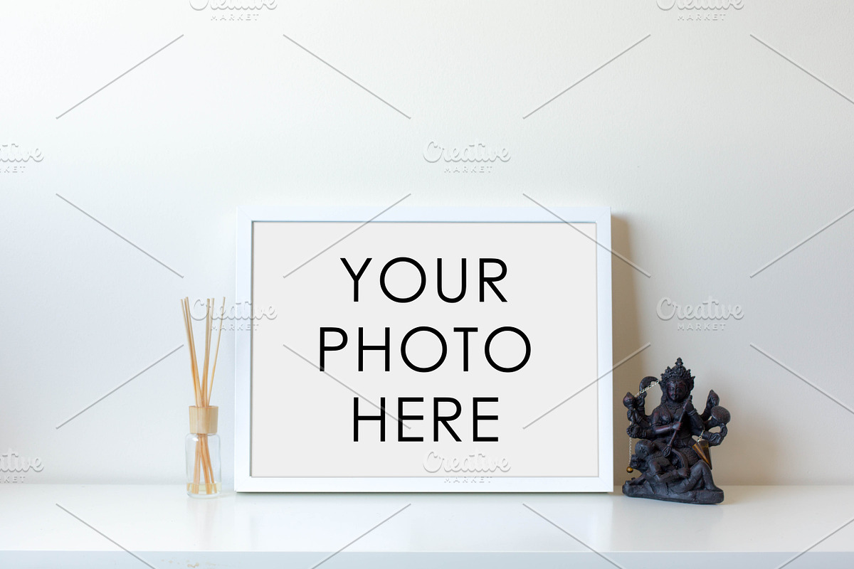 10 Minimalist White Mockup Frames, a Packaging Mockup by F R A M E D // SUPPLY CO. (Photo 3 of 11)