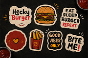 Heckybrave - Burger Display Font, a Handwritten Font by productype1 (Thumbnail 9 of 11)