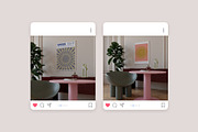 Mockup Set. Silver Frame Mockups ARI, a Household Mockup by Bonumo (Thumbnail 8 of 10)