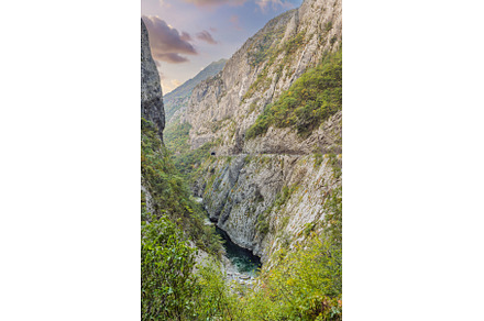 Beautiful Canyon of Moraca river in, a Nature Photo by Elizaveta Galitskaya