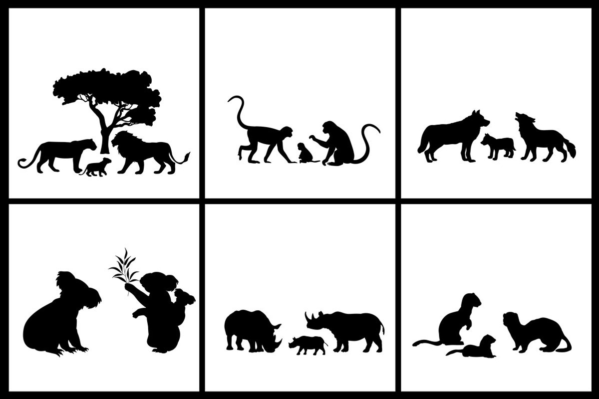 Silhouettes 50 families of animals, an Icon by kozyrevaelena (Photo 2 of 5)