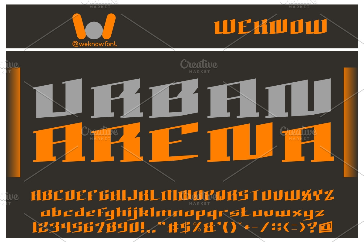 bad boy font, a Font by weknow (Photo 4 of 5)