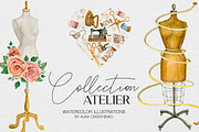 Atelier - sewing kit, a Decorative Illustration by CrystalinaShop (Thumbnail 1 of 4)