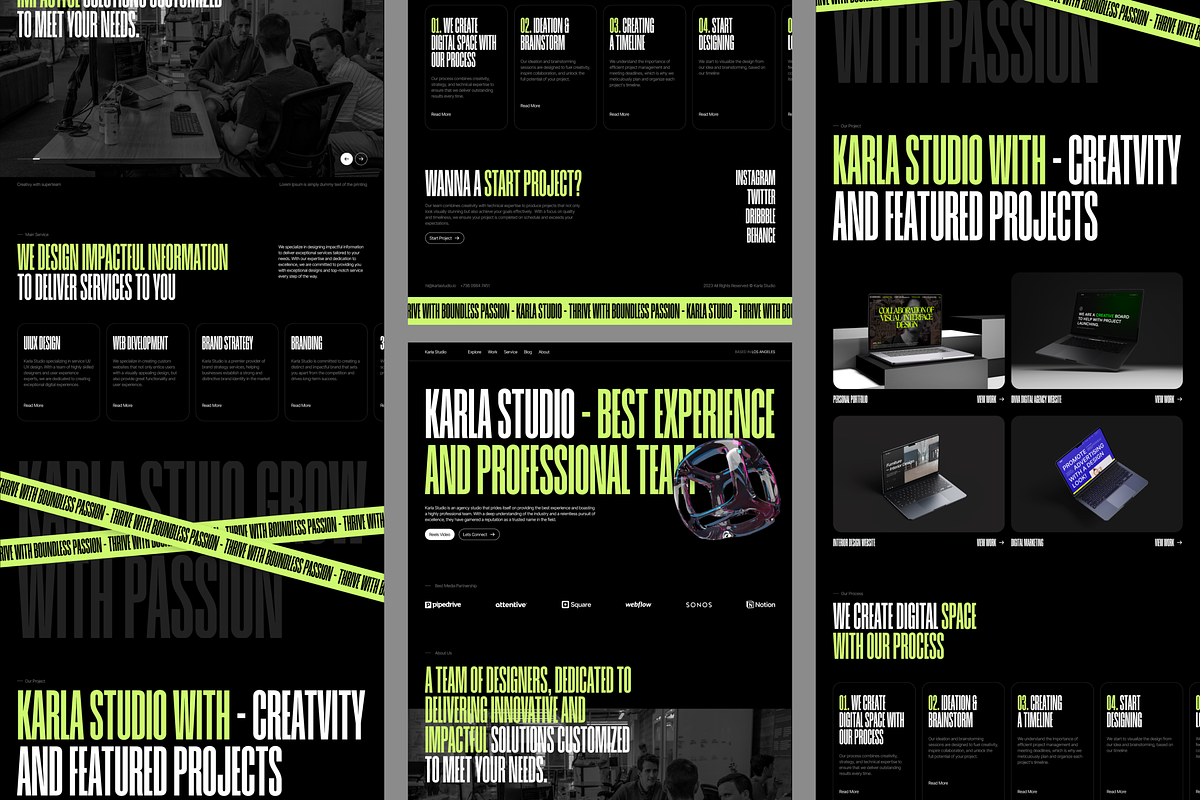 Karla - Studio Agency Landing Page, a Landing Page Template by SundayWorkTeam (Photo 3 of 3)