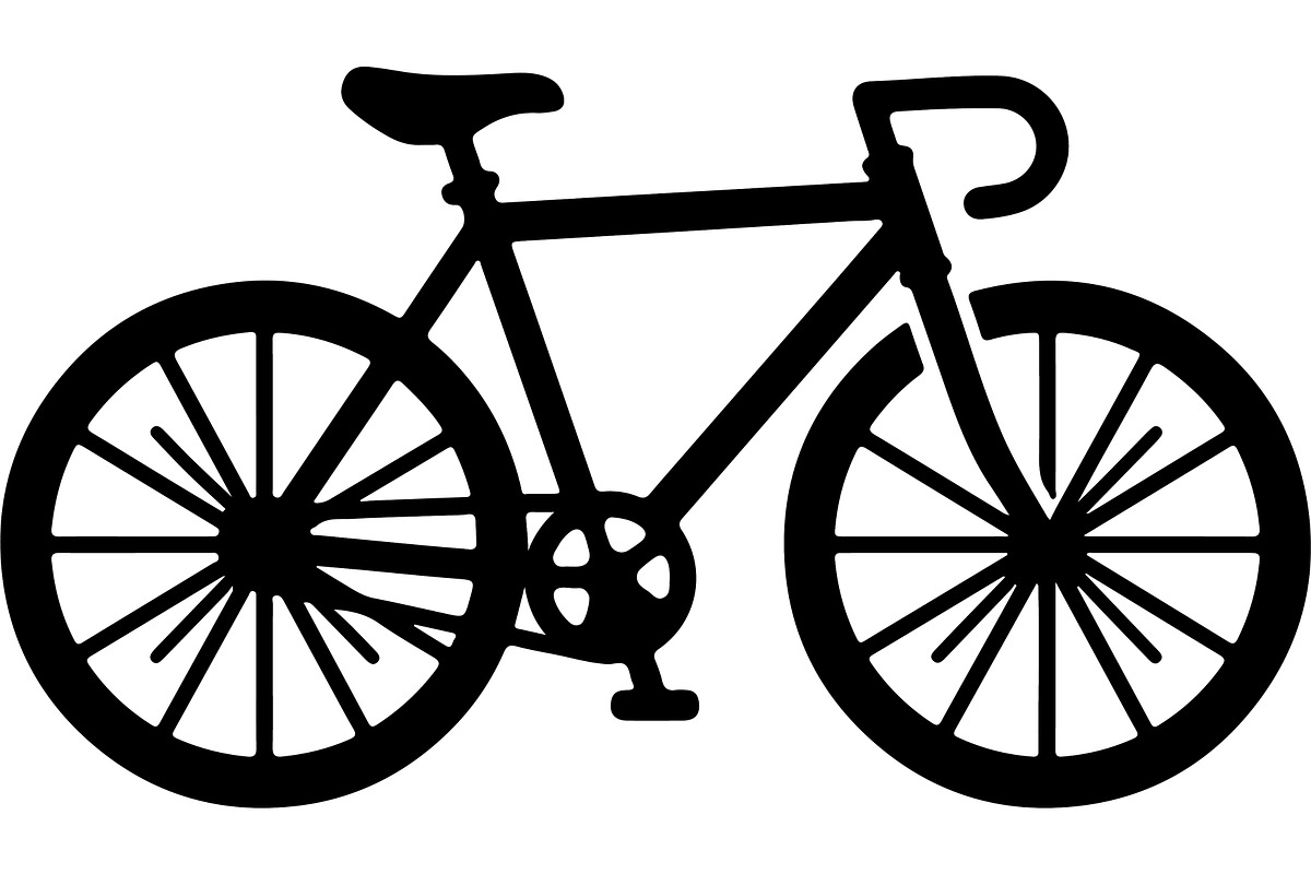 Bicycle Silhouette Vector Set, a Transportation Illustration by balal (Photo 5 of 13)
