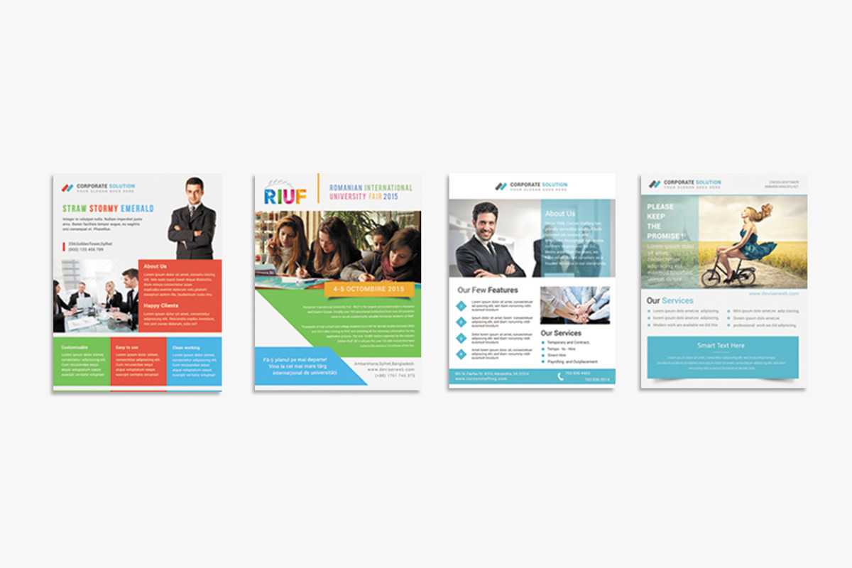 10 Corporate Flyer Bundle, a Flyer Template by DeviserWeb (Photo 4 of 5)