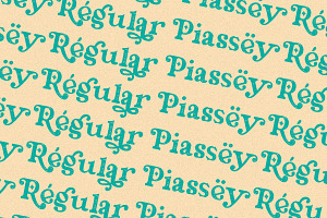 Piassey - Rough Serif Font