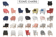 Armchair VECTOR illustrations, a Graphic by Natalka Dmitrova art (Thumbnail 3 of 19)